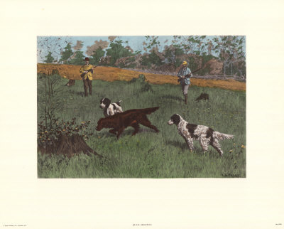 Quail Shooting by Arthur Burdett Frost Pricing Limited Edition Print image
