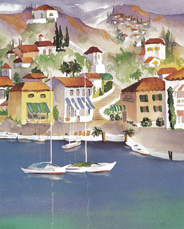 Riviera Harbor by Terry Madden Pricing Limited Edition Print image