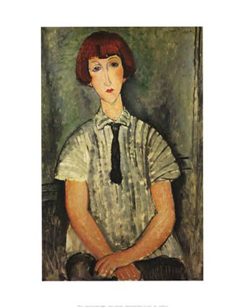 Young Girl by Amedeo Modigliani Pricing Limited Edition Print image