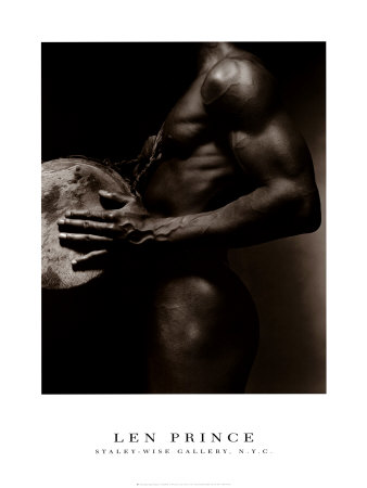 Barry With Drum, 1990 by Len Prince Pricing Limited Edition Print image