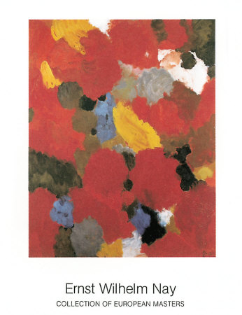 Gelbfeder In Rot, 1959 by Ernst  Wilhelm Nay Pricing Limited Edition Print image