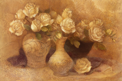 Roses In Jugs by Albena Hristova Pricing Limited Edition Print image