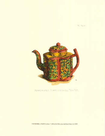 Tortoise Shell Teapot by Solon Pricing Limited Edition Print image