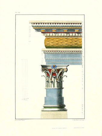 Column And Cornice Ii by Giovanni Battista Borra Pricing Limited Edition Print image