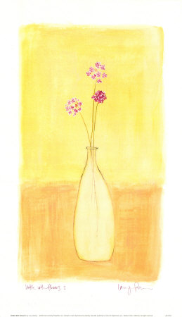 Bottle With Flowers L by Lara Jealous Pricing Limited Edition Print image