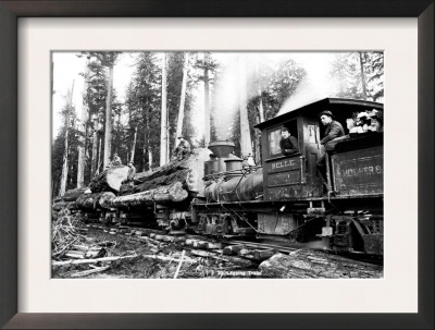 Logging Train by Clark Kinsey Pricing Limited Edition Print image