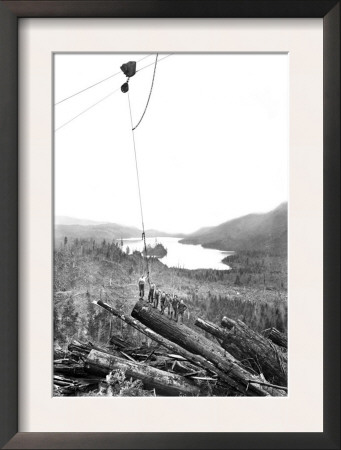 Logging Scene by Clark Kinsey Pricing Limited Edition Print image