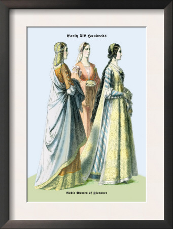 Noblewomen Of Florence, 15Th Century by Richard Brown Pricing Limited Edition Print image