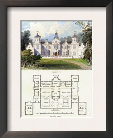 Mansion In The Stuart Style, James I by Richard Brown Pricing Limited Edition Print image