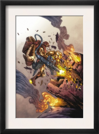 Iron Man: House Of M #2 Cover: Iron Man And Sentinel by Pat Lee Pricing Limited Edition Print image