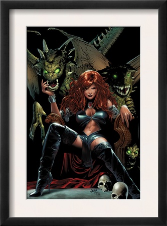 X-Men The End #5 Cover: Black Queen by Greg Land Pricing Limited Edition Print image