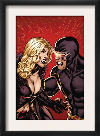 Dark X-Men: The Confession #1 Cover: Emma Frost And Cyclops by Yanick Paquette Pricing Limited Edition Print image