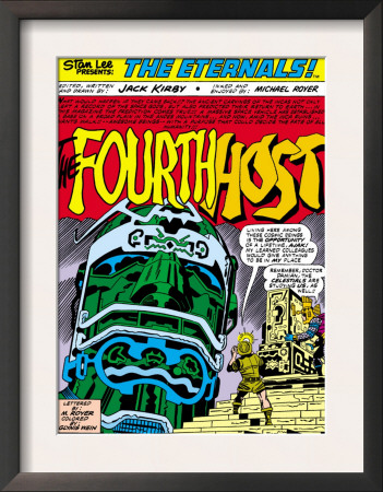 Eternals Annual #1 Cover: Marvel Universe by Jack Kirby Pricing Limited Edition Print image