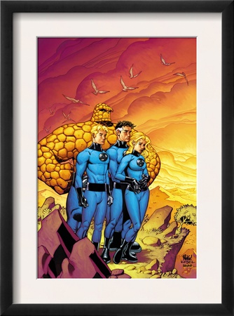 Fantastic Four #511 Cover: Mr. Fantastic, Invisible Woman, Human Torch, Thing And Fantastic Four by Mike Wieringo Pricing Limited Edition Print image