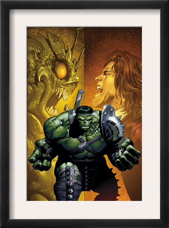 Incredible Hulk #108 Cover: Hulk, Miek, Jones And Rick by Greg Land Pricing Limited Edition Print image