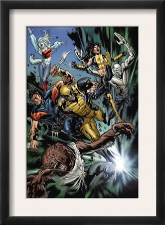 Uncanny X-Men #493 Group: Wolfsbane, Wolverine, X-23, Warpath, Hepsibah And Caliban by Billy Tan Pricing Limited Edition Print image