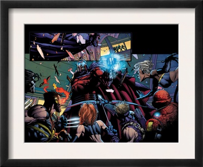 Ultimatum #4 Group: Magneto, Storm And Cyclops by David Finch Pricing Limited Edition Print image