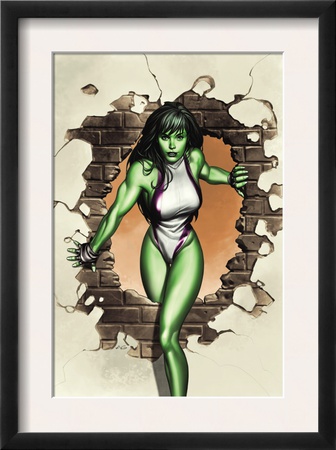 She-Hulk #1 Cover: She-Hulk by Adi Granov Pricing Limited Edition Print image