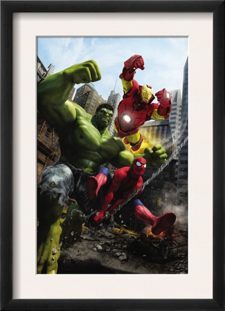 Marvel Adventures Iron Man Special Edition #1 Cover: Iron Man, Hulk And Spider-Man by Francisco Ruiz Velasco Pricing Limited Edition Print image