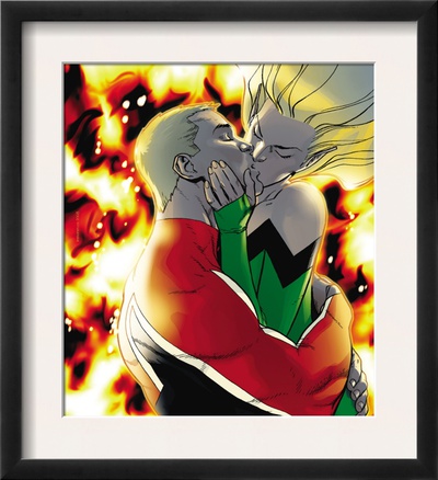 Captain Britain And Mi13 #9 Cover: Captain Britain And Meggan by Stuart Immonen Pricing Limited Edition Print image