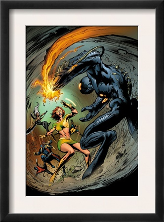 Uncanny X-Men #447 Cover: Marvel Girl And The Fury by Alan Davis Pricing Limited Edition Print image