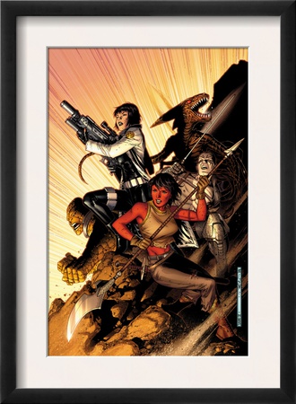Wwh Aftersmash: Warbound #5 Cover: Elloe, Hiroim, Korg And No-Name by Jim Cheung Pricing Limited Edition Print image