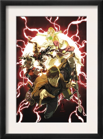 Dark Reign: Young Avengers #1 Cover: Melter by Mark Brooks Pricing Limited Edition Print image