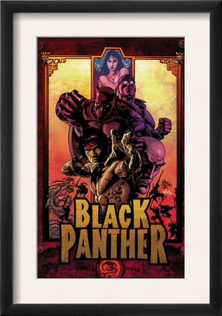 Black Panther #11 Cover: Black Panther, Cage, Luke And Shang-Chi by Mike Deodato Jr. Pricing Limited Edition Print image