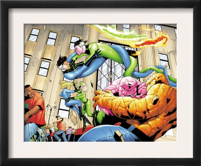 Marvel Knights 4 #24 Group: Mr. Fantastic by Mizuki Sakakibara Pricing Limited Edition Print image