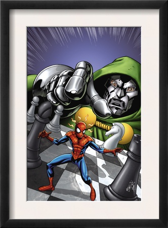 Marvel Adventures Spider-Man #9 Cover: Spider-Man And Dr. Doom by Mike Norton Pricing Limited Edition Print image