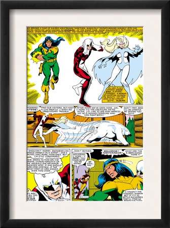 Uncanny X-Men #139 Group: Shaman, Vindicator, Snowbird And Alpha Flight by John Byrne Pricing Limited Edition Print image