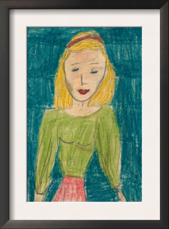 Girl In Green by Norma Kramer Pricing Limited Edition Print image
