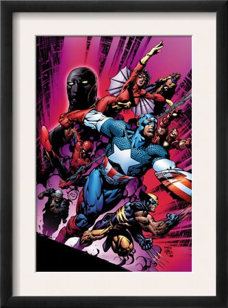 New Avengers #12 Cover: Captain America by David Finch Pricing Limited Edition Print image