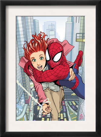 Spider-Man Loves Mary Jane #1 Cover: Spider-Man, And Mary Jane Watson by Takeshi Miyazawa Pricing Limited Edition Print image
