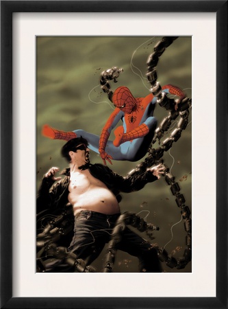 Spider-Man/Doctor Octopus: Year One #5 Cover: Spider-Man And Doctor Octopus by Kaare Andrews Pricing Limited Edition Print image