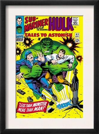 Tales To Astonish #83 Cover: Hulk And Thunderbolt Ross by Dick Ayers Pricing Limited Edition Print image