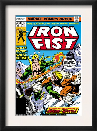 Iron Fist #14 Cover: Iron Fist And Sabretooth by John Byrne Pricing Limited Edition Print image