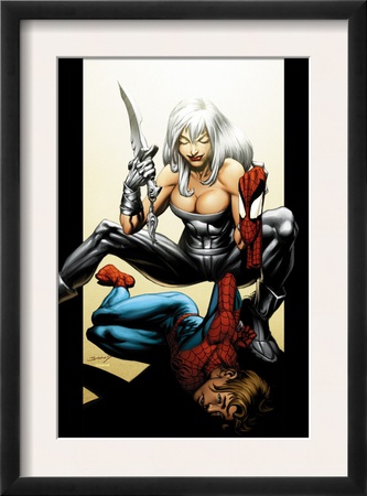 Ultimate Spider-Man #89 Cover: Spider-Man And Silver Sable by Mark Bagley Pricing Limited Edition Print image