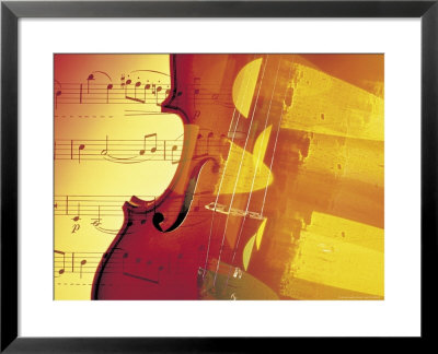 Violin And Sheet Music by Henryk T. Kaiser Pricing Limited Edition Print image