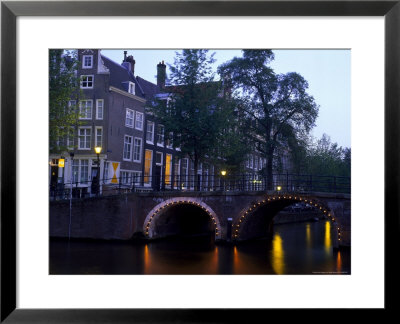 Golden Elbow, Herengracht, Amsterdam, Holland by Walter Bibikow Pricing Limited Edition Print image