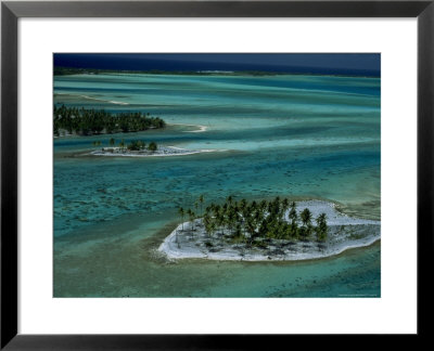 Sandbars With Palm Trees, Bora Bora by Mitch Diamond Pricing Limited Edition Print image