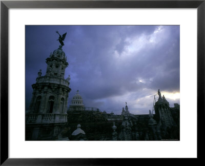 Downtown With Stormy Skies, Havana, Cuba by Tim Lynch Pricing Limited Edition Print image