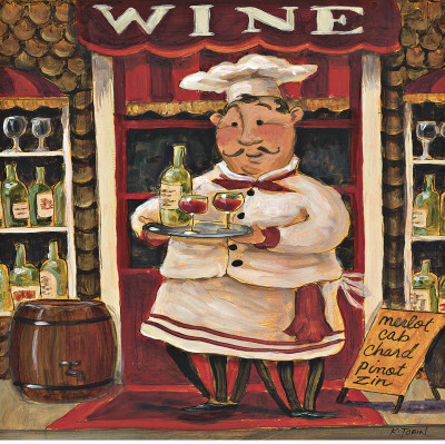 Wine Chef by K. Tobin Pricing Limited Edition Print image