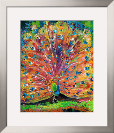 Peacock # 2 by Ginette Callaway Pricing Limited Edition Print image