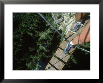 Crossing Footbridge Over by Philippe Poulet Pricing Limited Edition Print image