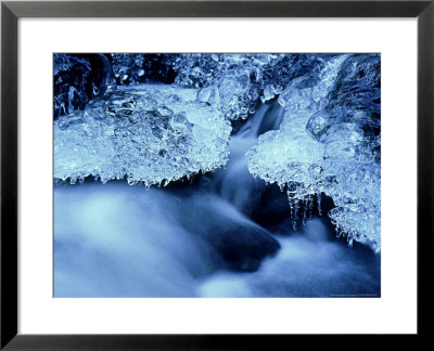 Ice And Water Detail, Scotland by Iain Sarjeant Pricing Limited Edition Print image