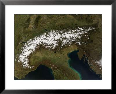 The Alps, March 13, 2007 by Stocktrek Images Pricing Limited Edition Print image