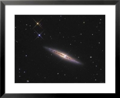 Ngc 4013 Is An Edge-On Unbarred Spiral Galaxy In The Constellation Ursa Major by Stocktrek Images Pricing Limited Edition Print image