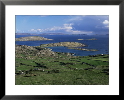 Coastline Of The Iveragh Peinsula Looking Towards Bera Peninsula, County Kerry, Munster, Eire by Gavin Hellier Pricing Limited Edition Print image