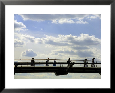 The Millennium Bridge Across The River Thames, London, England, United Kingdom by David Hughes Pricing Limited Edition Print image